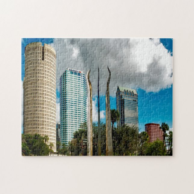 Puzzle Tampa Florida Skyline. (Horizontal)