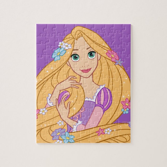 Puzzle Tangé en fleur (Vertical)