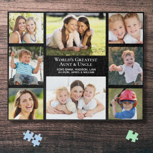 Puzzle Tante Oncle 8 Photo Collage