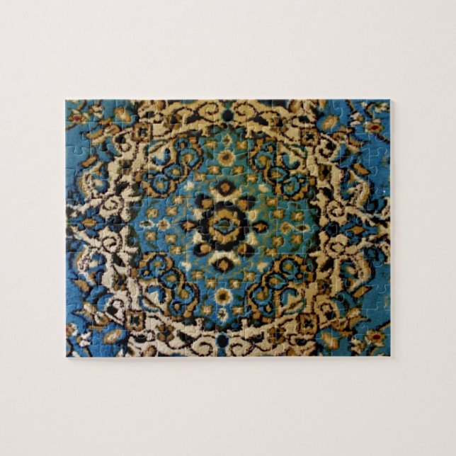 Puzzle Tapis bleu Oriental (Horizontal)
