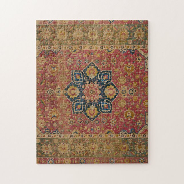 Puzzle Tapis rouge or Kashan tapis Perse Asiatique (Vertical)