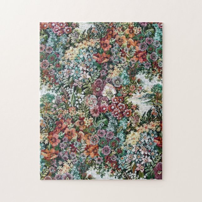 Puzzle Tapisserie florale (Vertical)