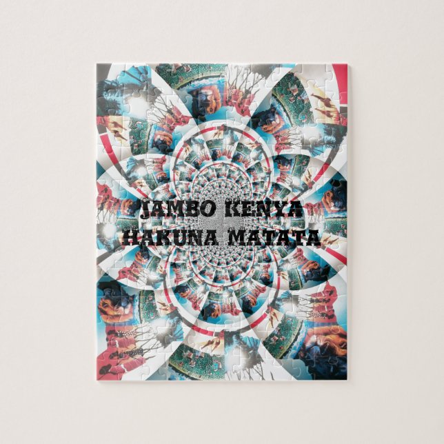 Puzzle Tapisserie kényane Kaleidoscope (Vertical)