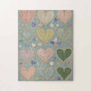 Puzzle Tapisserie Pastel Heart