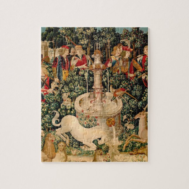 Puzzle Tapisseries Unicorne Trouvé Légende Mythique (Vertical)
