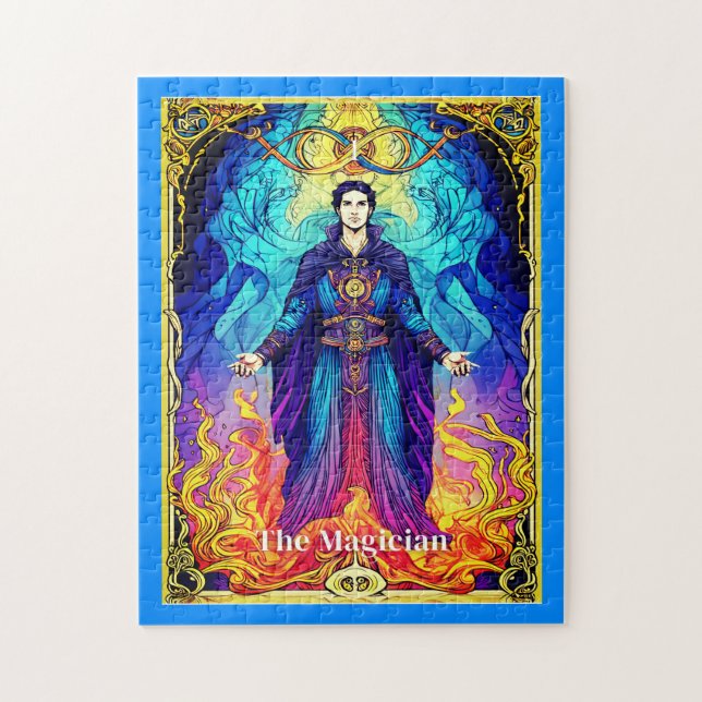Puzzle Tarot Card The Magician (Vertical)