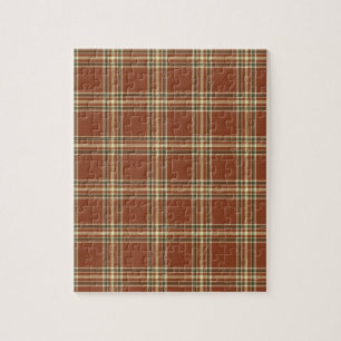 Puzzle Tartan Brown