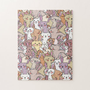 Puzzle Tas de lapins ! Mignons, mais difficiles