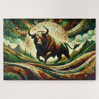 Puzzle Taurus : Force dans les mosaïques