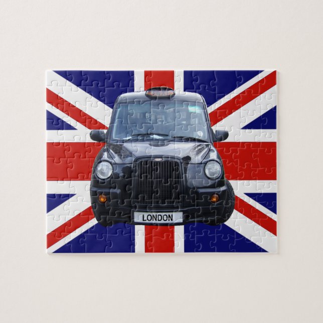 Puzzle Taxi noir de Londres (Horizontal)