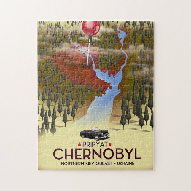 Puzzle Tchernobyl, Pripyat, ukraine (Vertical)