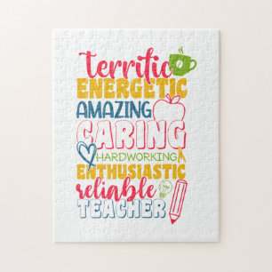 Puzzle Teacher's Day Amazing Caring Teacher