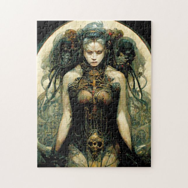 Puzzle Technologie biologique Femme Imaginaire Sci-Fi (Vertical)