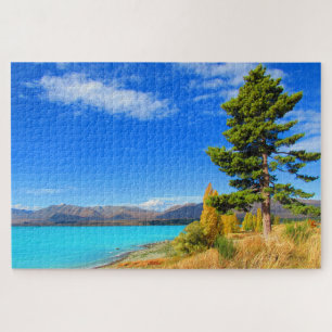 Puzzle tekapo blue lake
