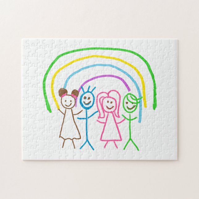 Puzzle Télécharger des enfants Dessiner Transformer des e (Horizontal)