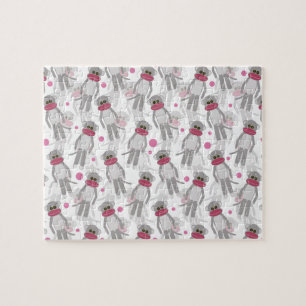 Puzzle Tellement beaucoup singes de chaussette !