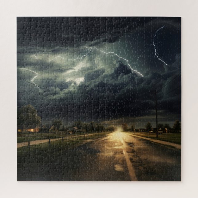 Puzzle Tempête de banlieue (Vertical)