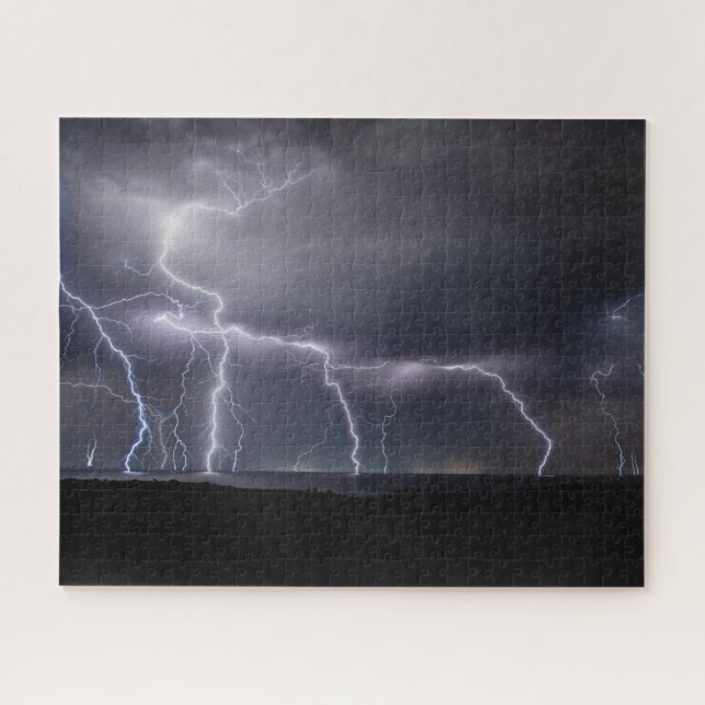 Puzzle Tempête de foudre au-dessus de l'océan, 520 pièces (Horizontal)
