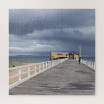 Tempête sur la jetée de Queenscliff