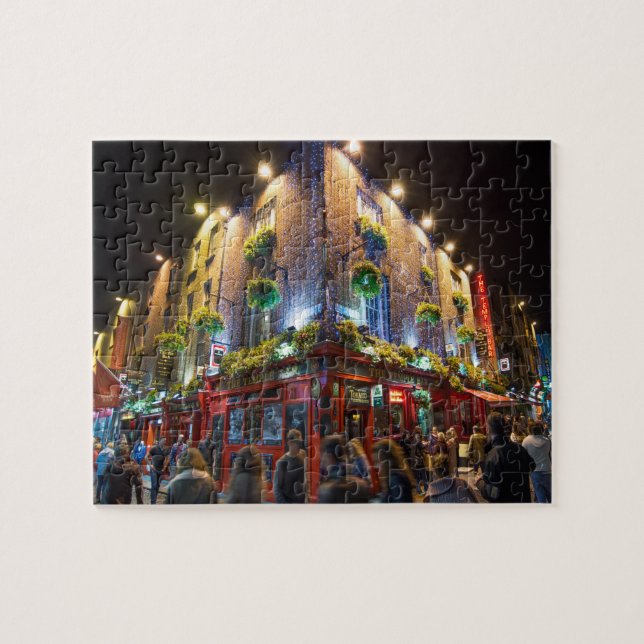 Puzzle Temple Bar Dublin Irlande. (Horizontal)