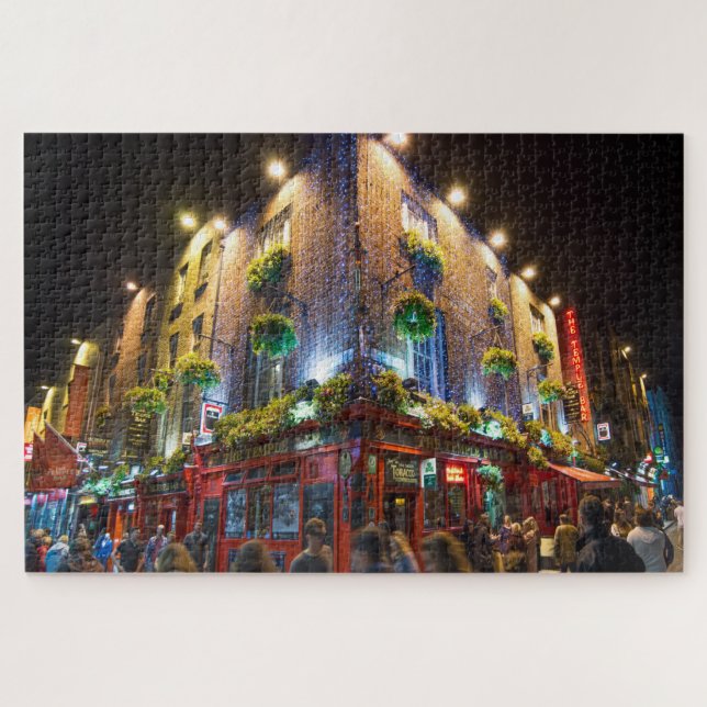 Puzzle Temple Bar Dublin Irlande. (Horizontal)