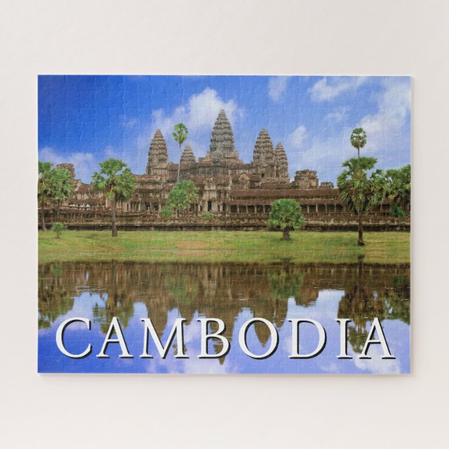 Puzzle Temple d'Angkor Vat | Kampuchea, Cambodge (Horizontal)