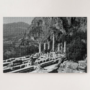 Puzzle Temple de Delphi Apollo en Grèce vintage