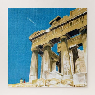 Puzzle Temple du Parthénon de la Grèce Vintage voyage Ath