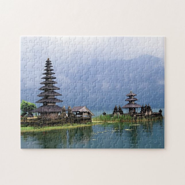 Puzzle Temple sur un lac (Horizontal)