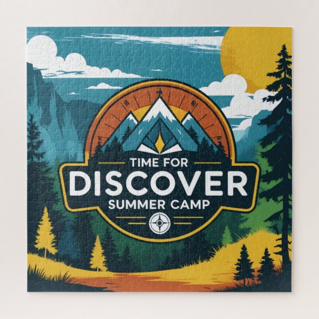 Puzzle Temps de découverte : Summer Camp Adventure (Vertical)