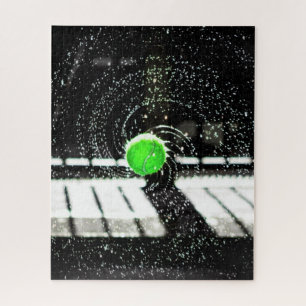 Puzzle Tennis Ball Net Eau Spirale Art
