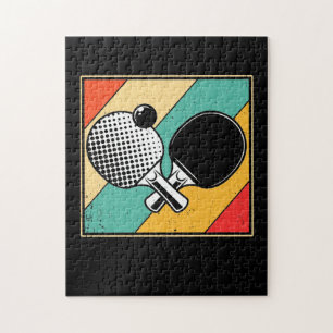 Puzzle Tennis De Table Rétro - Ping Pong Vintage