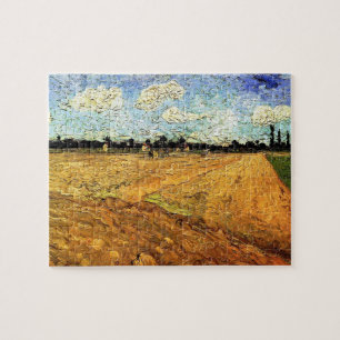 Puzzle Terrain coulé (les Furrows) par Vincent van Gogh