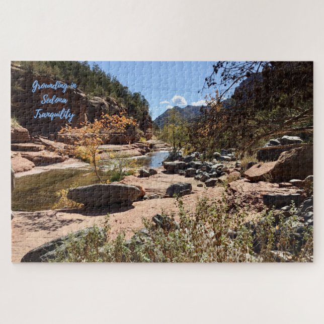 Puzzle Terrain en Sedona Tranquilité - Ember calme (Horizontal)