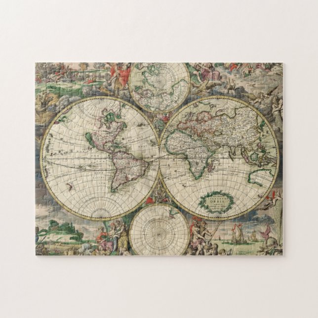 Puzzle Terrarum Orbis Tabula (Horizontal)