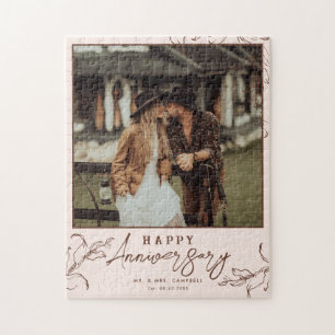 Puzzle Terre cuite M. & Mme Happy Mariage Anniversaire