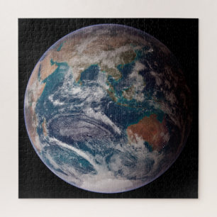 Puzzle Terre de marbre bleu (hémisphère oriental)