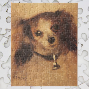 Puzzle Tête de Chien par Pierre Renoir, Vintage Fine Art