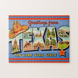 Puzzle Texas vintage