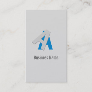 Puzzle Text System Architect Business Card