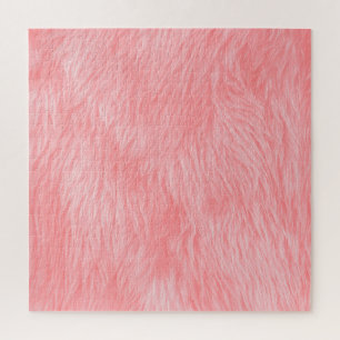 Puzzle Texture de la fourrure de laine rose souple