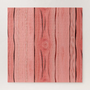 Puzzle Texture de maison de ferme rustique en bois rose c