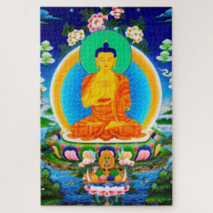 Puzzle Thangka oriental Cool Prabhutaratna Bouddha