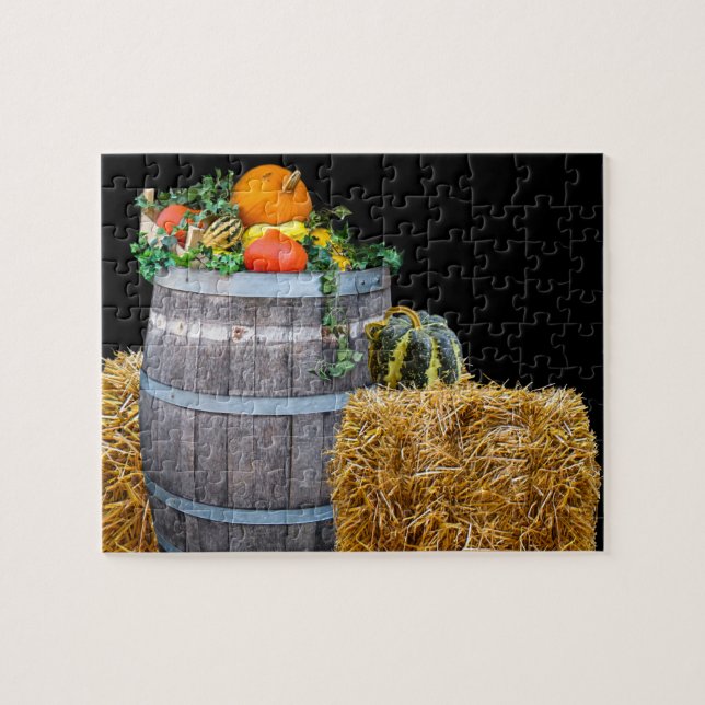 Puzzle Thanksgiving Harvest (Horizontal)