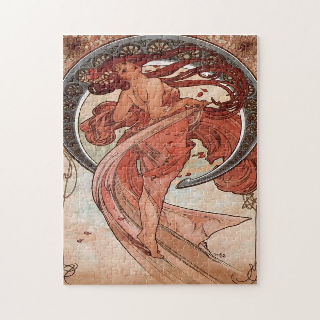 Puzzle The Arts - Danse (1898) Alphonse Mucha (Vertical)
