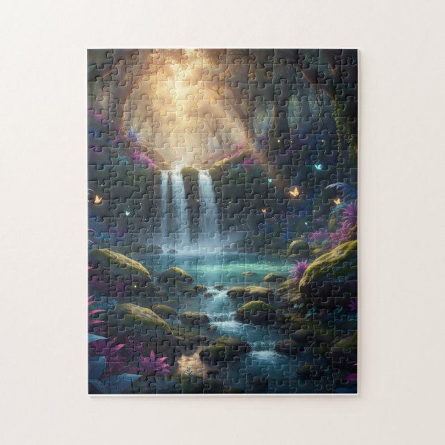 Puzzle The Enchanted Purple Oasis (Vertical)