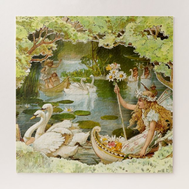 Puzzle “The Fairy Lake” by E S Hardy (Horizontal)