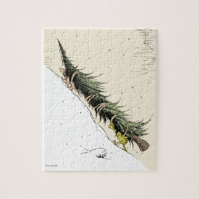 Puzzle The Grinch & Max Return the Christmas Tree (Vertical)