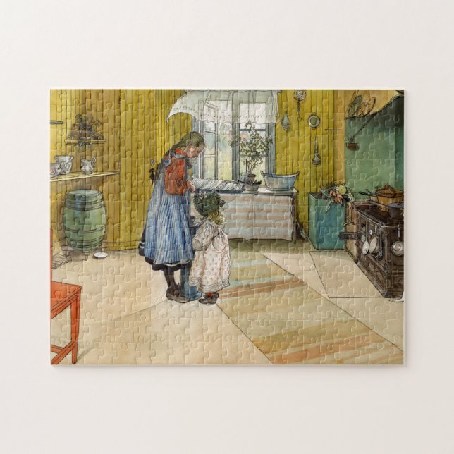 Puzzle The Kitchen, 1898 par Carl Larsson (Horizontal)