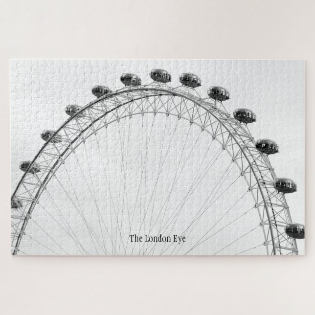 Puzzle The London Eye, personnalisée (Horizontal)